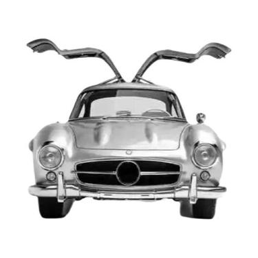 Imagem de Pôster De Carro Esportivo Luxuoso Preto E Branco, Arte Em Tela Para De