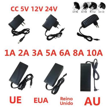 Imagem de Transformador De Iluminação Universal AC 100V-240V DC 5V-24V Adaptador