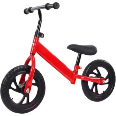 Imagem de Bicicleta de Equilíbrio Infantil Petbuco Sem Pedal, Balance Bike Estável e Segura +24 Meses – Desenvolve Coordenação Motora e Equilíbrio para Crianças (Vermelha)
