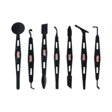 Imagem de Conjunto De 7 Ferramentas Magnéticas Para Limpeza De Espaços Entre Est