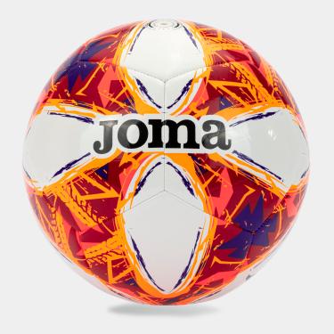 Imagem de Bola de Futebol Campo Joma Challenge III,Branco e Vermelho, Tam. 04