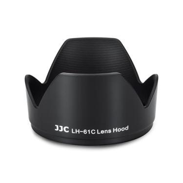 Imagem de JJC Para-sol LH-61C para Olympus Zuiko 14-42mm f/3.5-5.6, M.Zuiko Digital ED 14-150mm f/4.0-5.6 e 14-150mm f/4.0-5.6 II, reversível e compatível com filtro e tampa de 58 mm