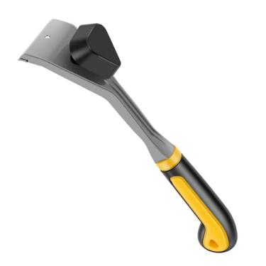 Imagem de ZJMCAJY Raspador de carboneto ergonômico raspador de carboneto antiderrapante raspador de carboneto com alça de plástico ferramenta raspadora de tinta reutilizável ferramenta raspadora de uso de