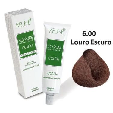 Imagem de Tinta Coloração Keune So Pure 6.00 Louro Escuro Cover Plus