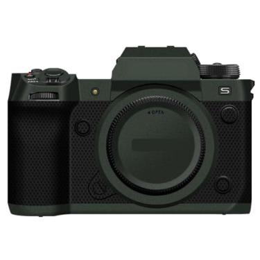 Imagem de XH2 X-H2 XH2S Adesivo protetor do corpo da câmera película decalque para FujiFilm X-H2 XH2S Película de vinil sem espelho (Verde frisado)