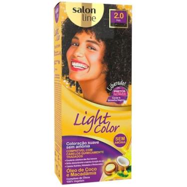 Imagem de Salon Line, Coloração Suave, Light Color, 2.0 Preto, Não Vegano - Para Todos os Tipos de Cabelo