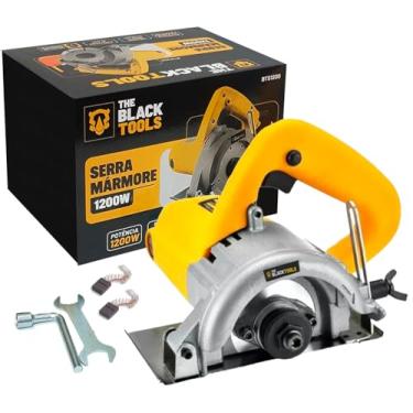 Imagem de Serra Mármore Concreto Manual 4.3/8 Pol. 1100w 60hz Bts1000 The Black Tools Amarelo 220v