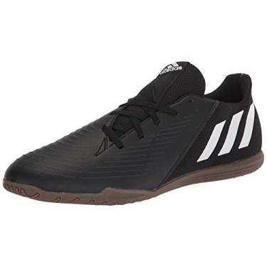 Imagem de adidas Tênis unissex Predator Edge.4 Indoor, Núcleo preto/branco/vermelho vívido, 43 BR