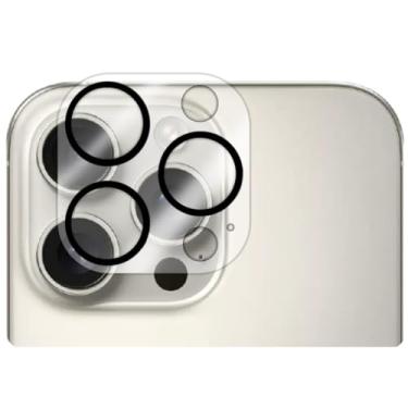 Imagem de [GL CASES] Película De Câmera iPhone 12 Pro Max Anti Risco Pelicula Para Câmera iPhone 12 Promax Vidro Temperado 3D Proteção 9H + Kit Limpeza Para Aplicação