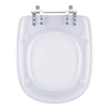 Imagem de Tampa de Vaso Acrilico Transparente Dona Beja para bacia Santa Clara 6lpf