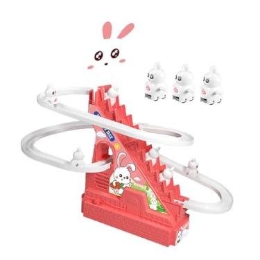 Imagem de Kokiya elétrico subindo escadas, pista de corrida, brinquedo de escorregar, pista de escorregar com luz musical, 9 Coelhos