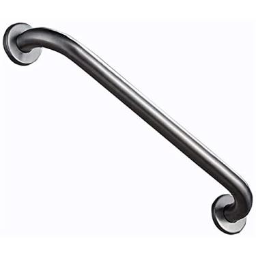 Imagem de Corrimão de segurança de níquel escovado para banheiras e chuveiros Barras de apoio para deficientes para mulheres grávidas idosas chuveiro de aço antiderrapante/prata/40 cm (prata 50 cm)