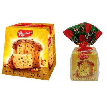 Imagem de Panetone De Frutas Cristalizadas Bauducco 908g Presente