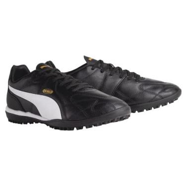 Imagem de Chuteira Society Masculina Puma King Preto/branco, Preto, Branco, 41
