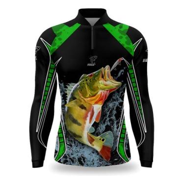 Imagem de Camisa De Pesca Infantil Uv50 Camiseta Pescaria Proteção Uv - Duart Fi