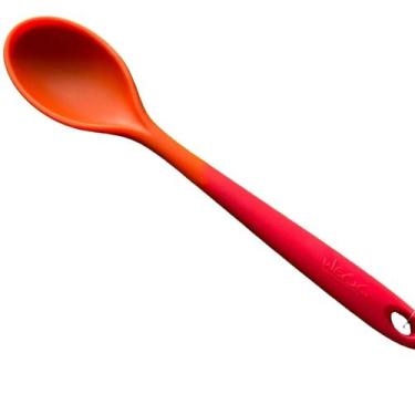 Imagem de Colher Silicone Arroz Grande 36cm Profissional Vermelha Não risca Weck
