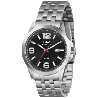 Imagem de Relógio X-Watch Masculino Ref: Xmss1064 P2sx Casual Prateado