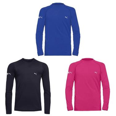 Imagem de Kit 3 Camisas Térmicas Puma UV50+ Manga Longa Juvenil