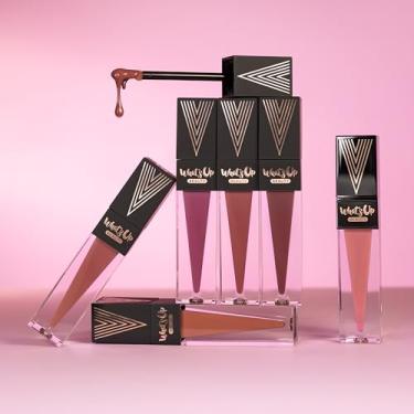 Imagem de Whats Up Beauty - sophisti Collection (5 Ultra Matte Liquid Lipsticks + 1 Glossy Lip Balm & Lip Mask) Made in Italy Clean Cruelty Free Vegan Sustainable Lip Makeup