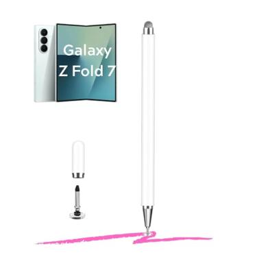 Imagem de Caneta Stylus de substituição para Galaxy Z Fold 7 5G Fold Edition, caneta sensível ao toque de alta sensibilidade e precisão, compatível com Samsung Galaxy Z Fold7, Z Fold 6 S Pen (branca)