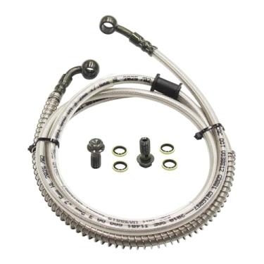 Imagem de Cabo de freio trançado hidráulico 10 mm 1750 mm Linha de mangueira Pit Quad Dirt Bike ATV Buggy Scooter