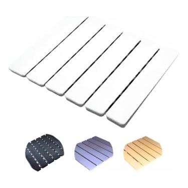 Imagem de Tapete Estrado Antiderrapante Para Box Banheiro Com Ventosas (Branco)