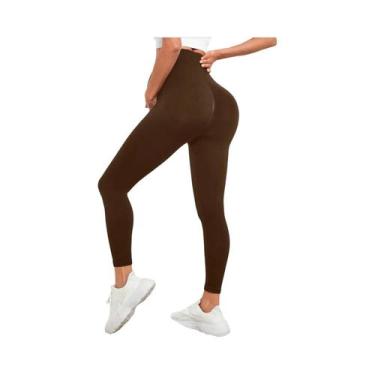 Imagem de Leggings De Maternidade Para Mulheres Acima Da Barriga Roupas Ativas P