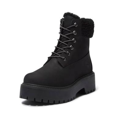 Imagem de Timberland Bota feminina Stone Street Mid Warm Lined Fashion Boot, Nobuck preto, 10