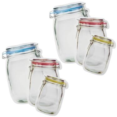 Imagem de 3 Organizadores Sacos Térmicos Zip Lock Ecobag Kit 02 Un