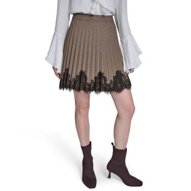 Imagem de BCBG Saia plissada feminina, multicor, 36