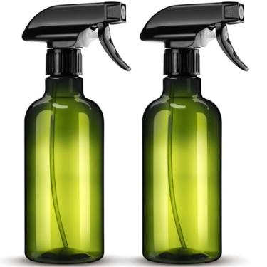 Imagem de DIYSELF Pacote com 2 frascos de spray para limpeza de frascos de spray de plástico de 500 ml para cabelo, plantas, animais de estimação, líquidos de água, frascos de spray vazios para casa e jardim