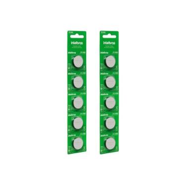 Imagem de KIT 2 CARTELAS COM 5 BATERIAS PILHAS DE LITIO 500mAh BOTÃO 3V CR 2450 