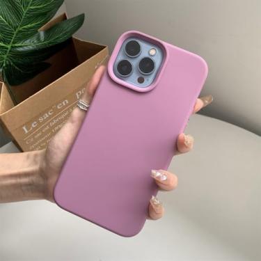 Imagem de Capa de silicone líquido para iPhone 15, 16, 14, 13, 12, 11 Pro Max XS XR 16, 14 Plus, capa protetora estilo groselha preta, para iPhone 11