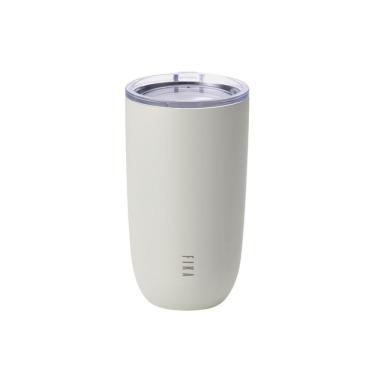 Imagem de Copo Térmico 500ml - Fika - Tampa Plana - Cor Bege