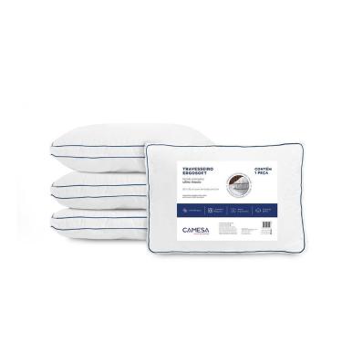 Imagem de Travesseiros Ergosoft Hotel Camesa Macio Ergonômico