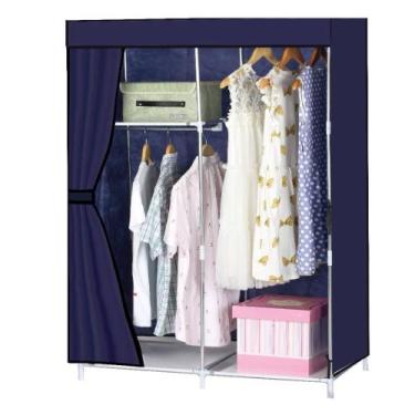 Imagem de Guarda Roupa Portatil Cabideiro Prateleira Sapateira Organizador Quart