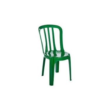 Imagem de Cadeira de Plástico Branca, Design Contemporâneo, Uso Interno e Externo, Estrutura Durável, Ideal para Casa, Festas e Eventos, Fácil de Limpar, verde