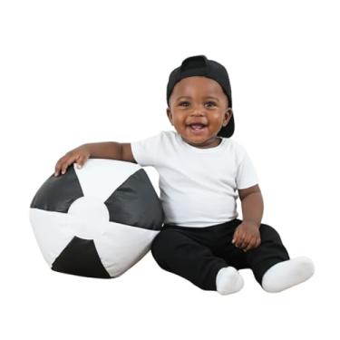 Imagem de Jogo de Boliche Gigante Branco e Preto 6 Pinos 1 Bola