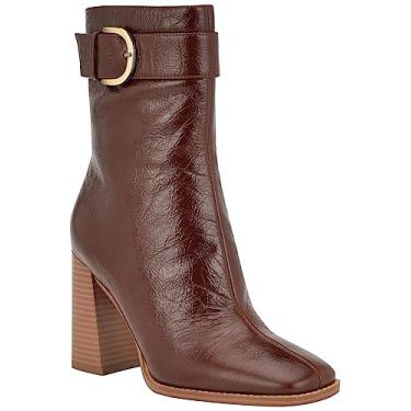 Imagem de NINE WEST Bota feminina Taress cano médio, Marrom 210, 10
