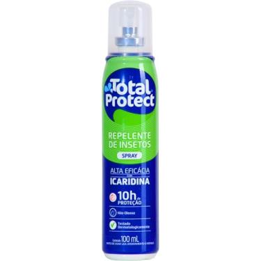 Imagem de Total Protect Repelente De Insetos Composição Icaridína 100Ml Azul - Duração De Até 10 Hs