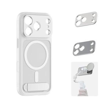 Imagem de SMALLRIG Kit de capa de telefone FilMov para iPhone 17 Pro, capa magnética para celular com suporte ajustável, placa traseira de lente, suporte para MagSafe, para estabilizador de gimbal de telefone
