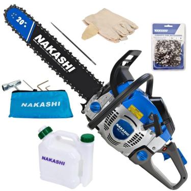 Imagem de Motosserra Nakashi Ncs 650 65,1Cc 2T Sabre De 20" À Gasolina