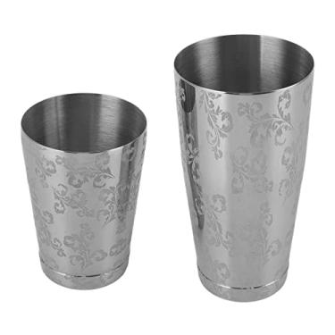 Imagem de Mingzhe Misturador de Barra de Coquetel de Aço Inoxidável, Coqueteleira de Martini, Mistura de Bebida Profissional Durável, Presentes para Mães, Mulheres, Amantes de Coquetéis, Manter (De fundo)