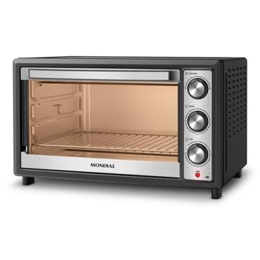Imagem de Forno Elétrico 48L Family Grill Inox, Mondial, Preto/Inox, 2000W, 220V - FRN-48-BI