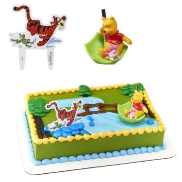 Imagem de DecoPac Enfeite de bolo para decoração de bolos Winnie The PoH-HUNNY Raindrop para aniversários e festas