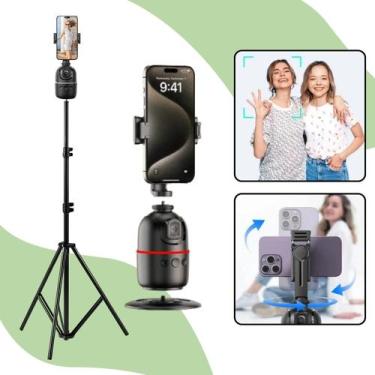 Imagem de Suporte Rotativo + Tripé De 2 Metros Rastreamento Facial Top - Peining