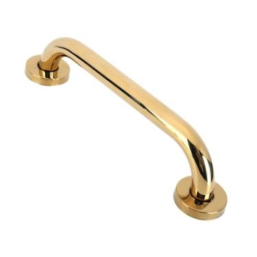 Imagem de Fafeicy Suporte para Corrimão de Segurança Em Aço Inoxidável Banhado a Ouro, Barra de Apoio Elegante para Banheiro Com Capa Decorativa, Pacote Incluindo Acessórios de Montagem, Adequado para