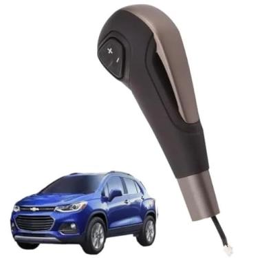 Imagem de Manopla De Substituição Alavanca Câmbio Automático Compatível Com Spin Premier Activ 2013 Á 2022 (CINZA)