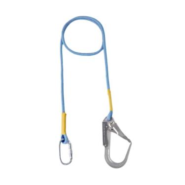 Imagem de predolo Cordão de profissional para adultos, equipamento de proteção com mosquetão, cinto de trabalho para atividades ao ar livre, eletricista, 5 Metros