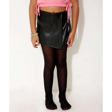 Imagem de Meia Calça Infantil Opaca Fio 40 Marisa-88146, Preto, P